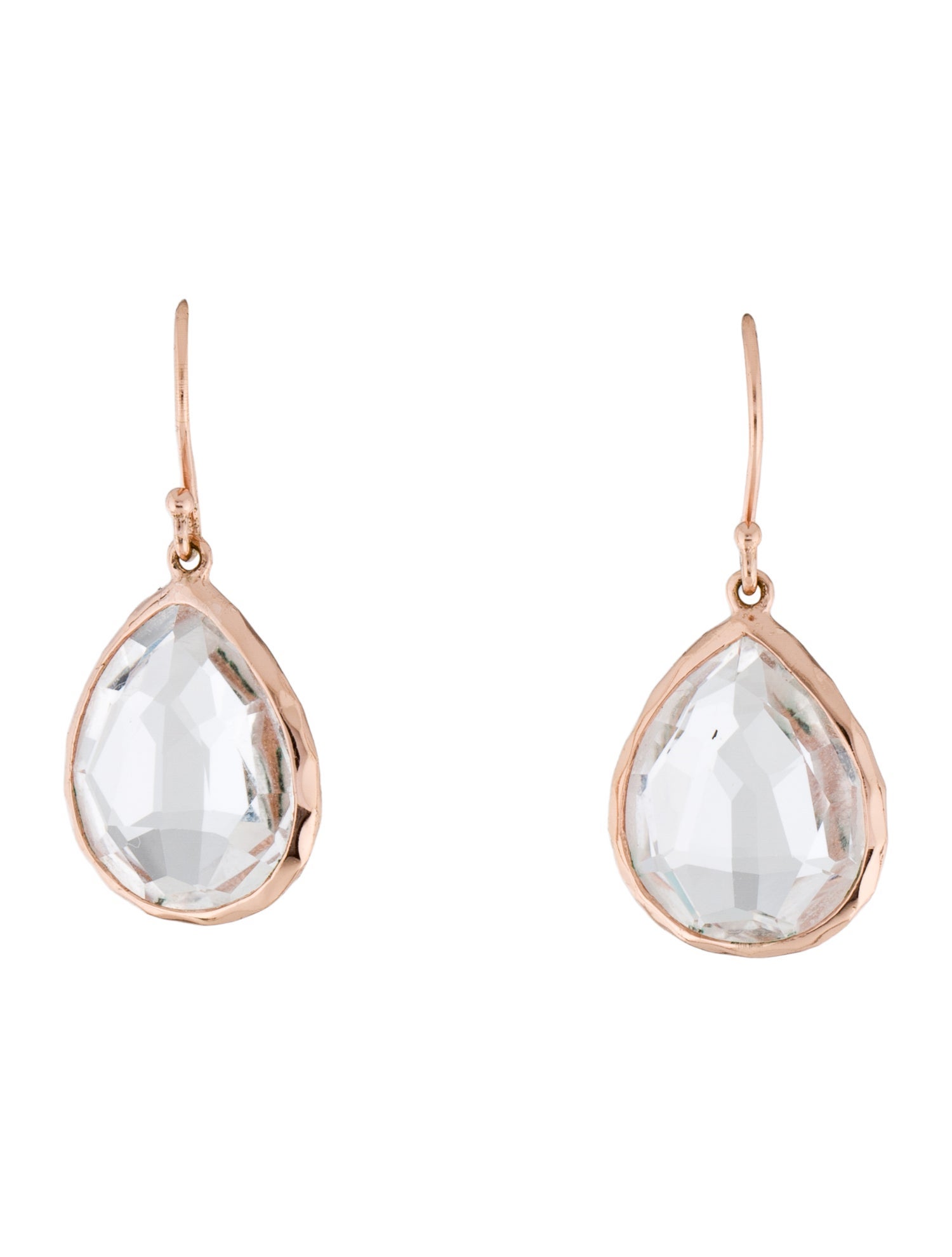 Ippolita Rosé Quartz Teardrop Earrings